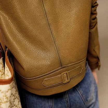 Romana Faux Leather Jacket - view 8