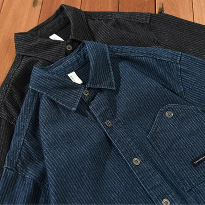 Brano Striped Denim Jacket – view 8
