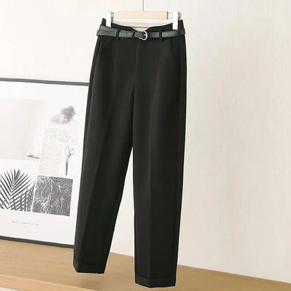 Millie High-Waisted Pleated Trousers - view 8