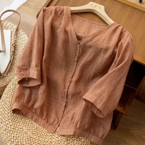 Zyla Cotton Blouse - view 8