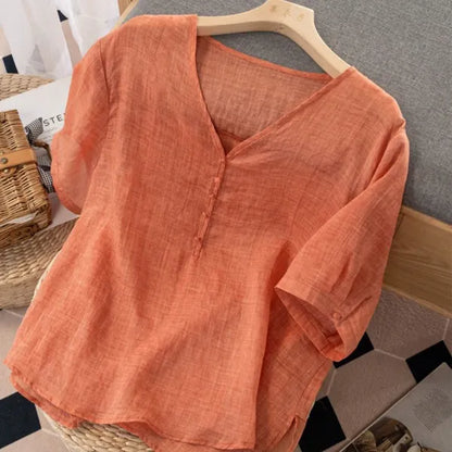 Mayla Linen Blouse - view 8