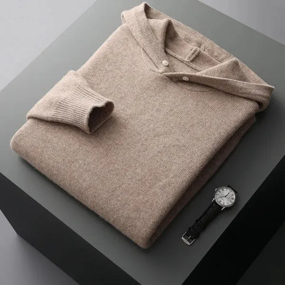 Zenith Premium Cashmere-Blend Hoodie - view 9