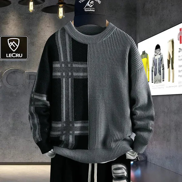 Mevrick Plaid Knit Sweater - view 9