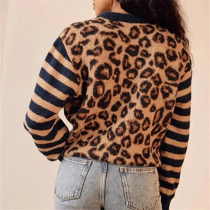 Ferocia Leopard Print Sweater - view 9
