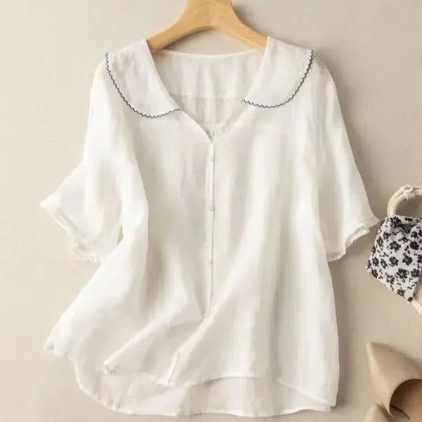 Tiara Linen Blouse - view 10