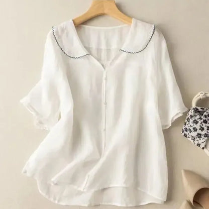 Tiara Linen Blouse - view 10