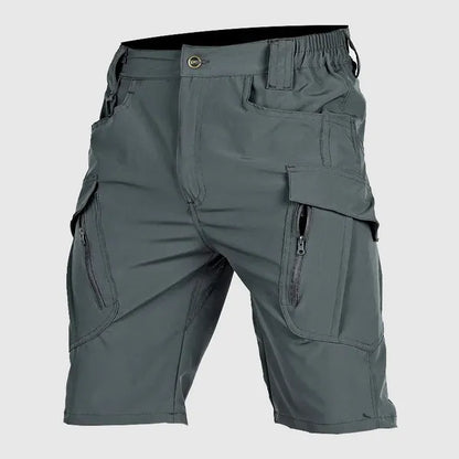 Men's Rugged Tactical Cargo Shorts – Inigo - Gray