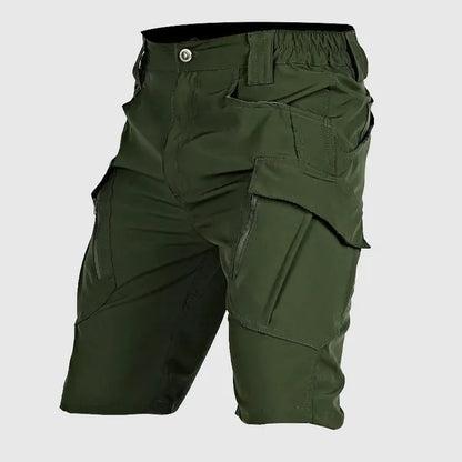 Men's Rugged Tactical Cargo Shorts – Inigo - Green