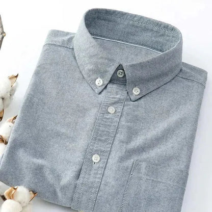 Men's Long Sleeve Button-Down Shirt – Sulev - Gray 3