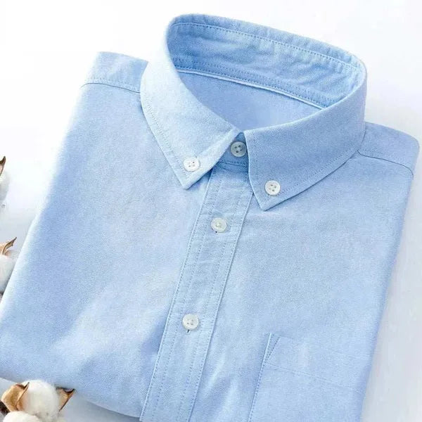 Men's Long Sleeve Button-Down Shirt – Sulev - Light Blue 2