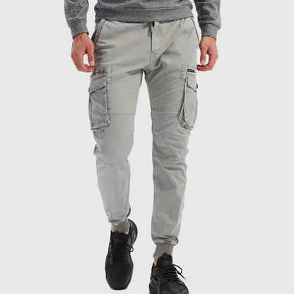 Men's Tactical Cargo Joggers – Thomas - Gray 2