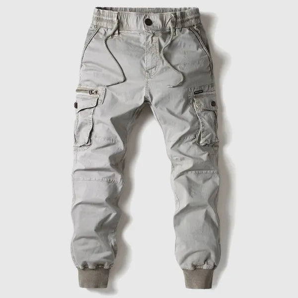 Men's Tactical Cargo Joggers – Thomas - Gray