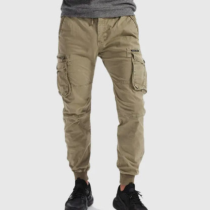 Men's Tactical Cargo Joggers – Thomas - Khaki 2